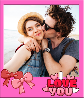 Valentines Photo Magnet Custom Couples Picture Magnet Personalized Love Gift Romantic Fridge Magnet