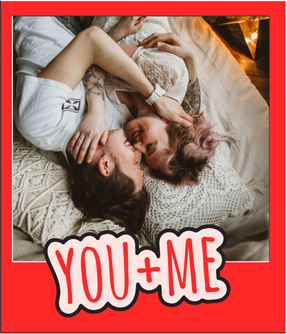 Valentines Photo Magnet Custom Couples Picture Magnet Personalized Love Gift Romantic Fridge Magnet