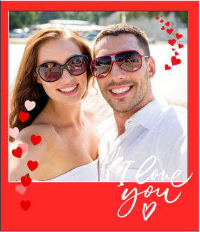 Valentines Photo Magnet Custom Couples Picture Magnet Personalized Love Gift Romantic Fridge Magnet