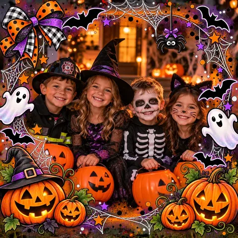 2.5" Custom Photo Halloween Magnet